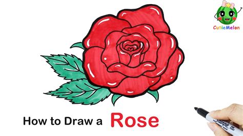 玫瑰花怎麼畫